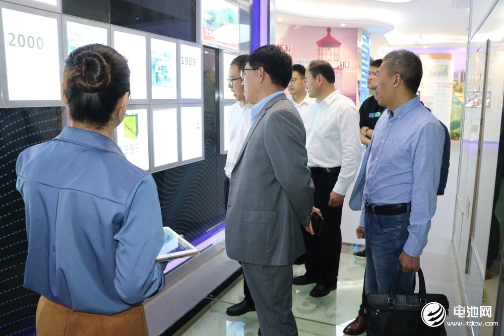 2021年中國電池新能源產業鏈調研團參觀考察天能股份