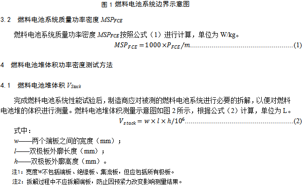 《燃料電池汽車測試規范》