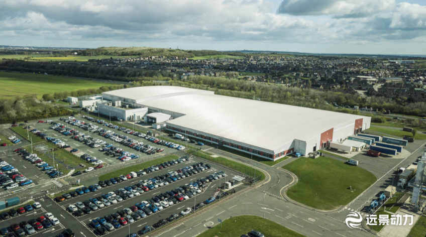 遠(yuǎn)景動(dòng)力英國桑德蘭工廠  圖片來源：企業(yè)供圖