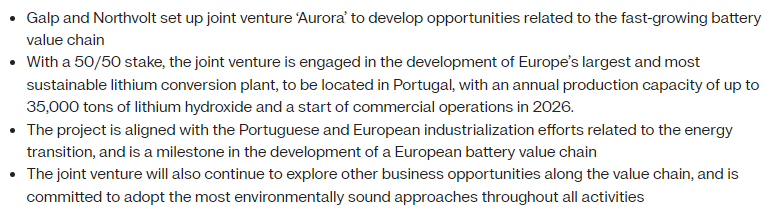 Northvolt擬合資7億歐元建設鋰鹽工廠 年產3.5萬噸氫氧化鋰