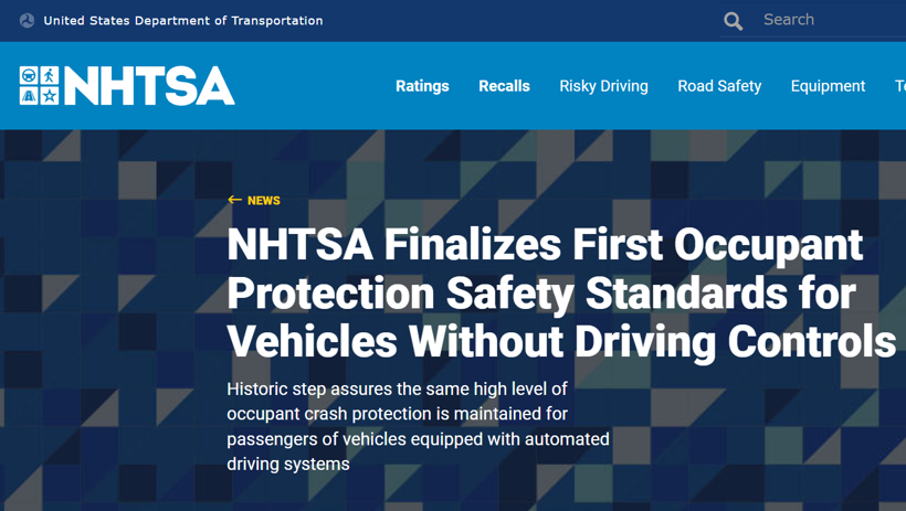 圖片來源：NHTSA