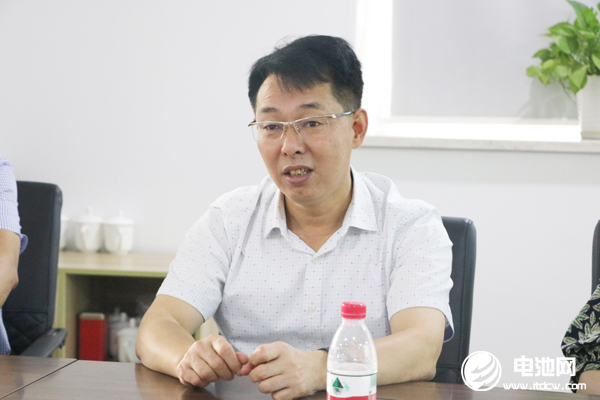 中關(guān)村新型電池技術(shù)創(chuàng)新聯(lián)盟秘書長(zhǎng)于清教一行參觀調(diào)研金保利