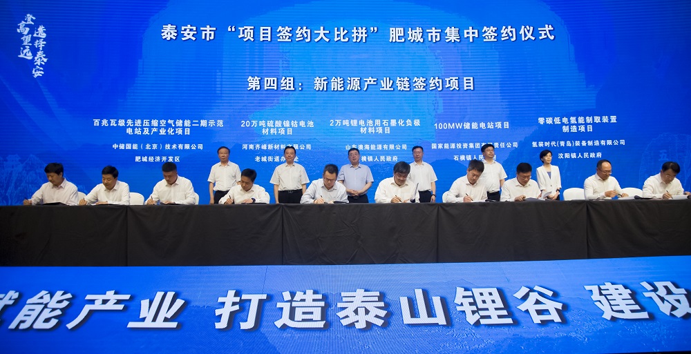 肥城市新能源產(chǎn)業(yè)鏈簽約項(xiàng)目