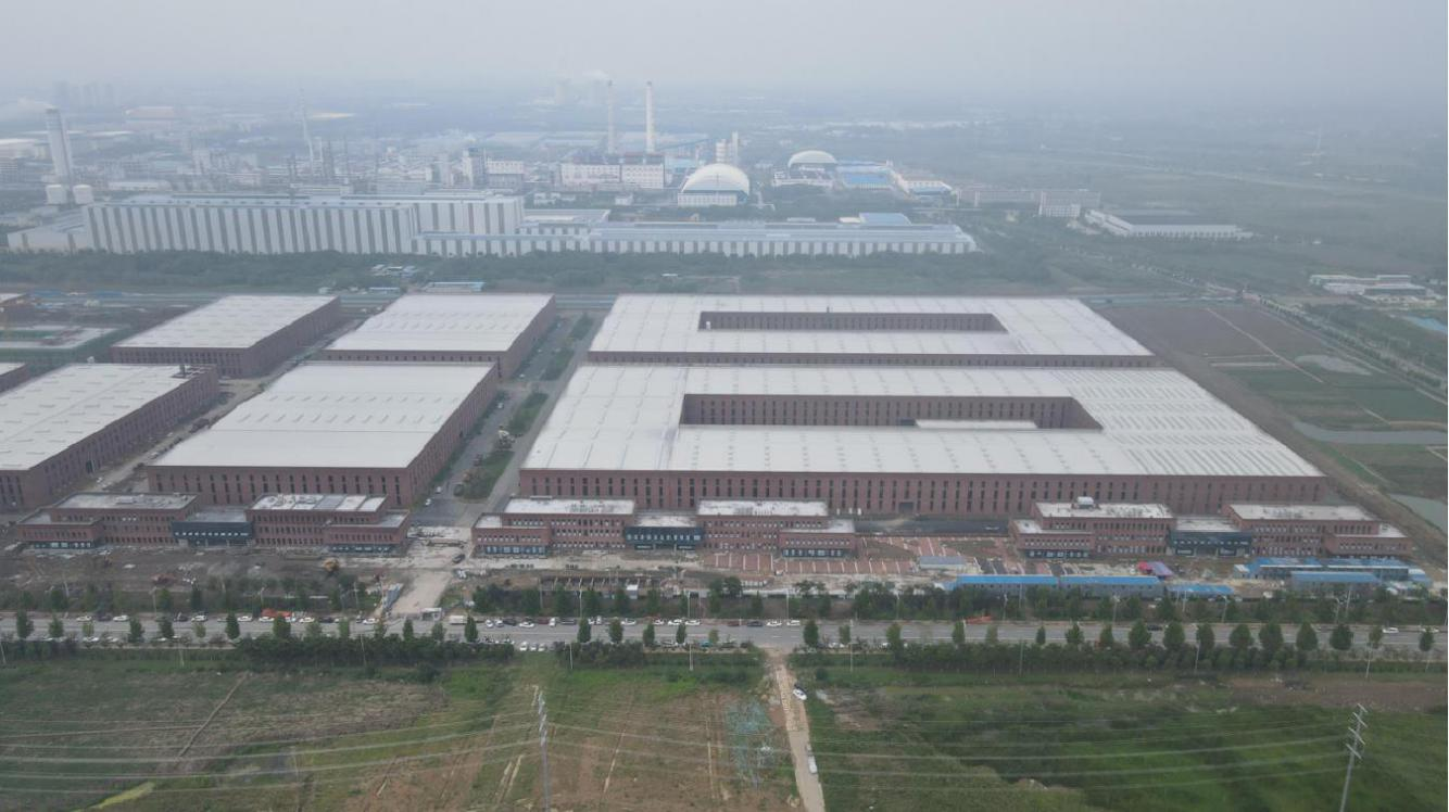 肥東基地負(fù)極材料項(xiàng)目俯瞰圖 肥東基地負(fù)極材料項(xiàng)目俯瞰圖