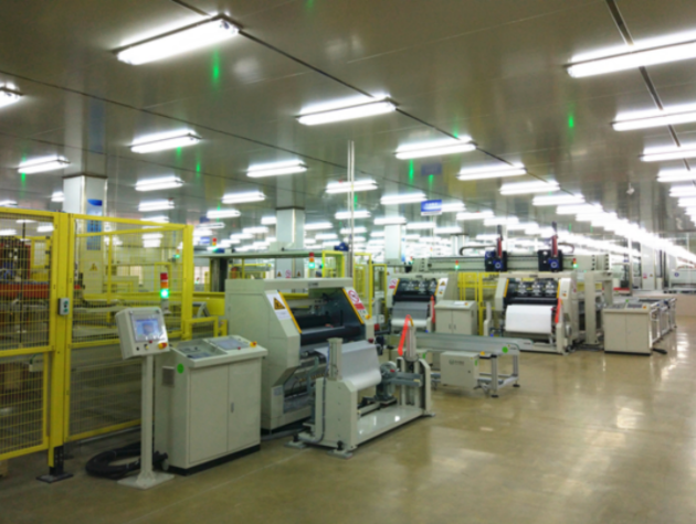 ▲ 湖南紅太陽新能源科技有限公司的200兆瓦高效光伏組件智能制造示范線。（圖片來源：湖南工業和信息化廳）