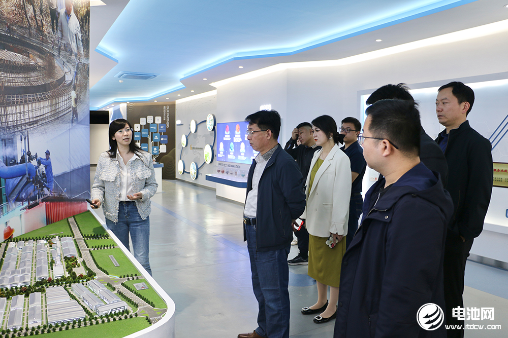 中國電池新能源產業鏈調研團一行參觀考察騰遠鈷業