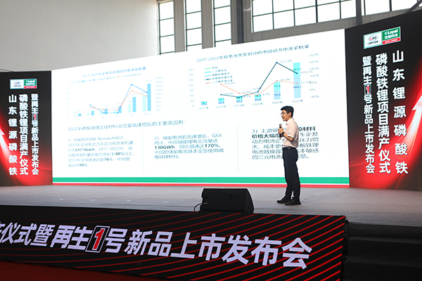山東鋰源舉行磷酸鐵、磷酸鐵鋰滿產(chǎn)儀式 并發(fā)布“再生1號(hào)”Z系列新品