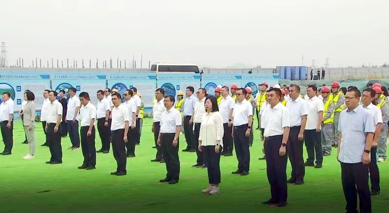 電科空間儲能（鈉離子）電池中試及儲能裝備制造項目開工現場