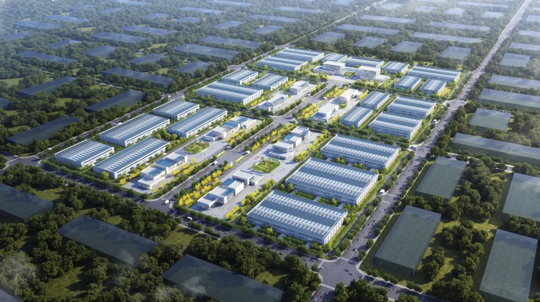 陜西氫能公司榆林氫能產(chǎn)業(yè)園（裝備制造）項目效果圖