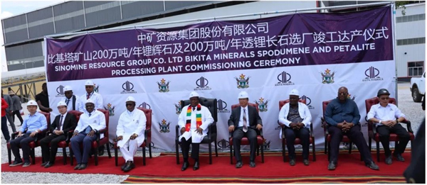 津巴布韋Bikita鋰礦200萬噸/年透鋰長(zhǎng)石生產(chǎn)線和200萬噸/年鋰輝石生產(chǎn)線達(dá)產(chǎn) 圖/中礦資源