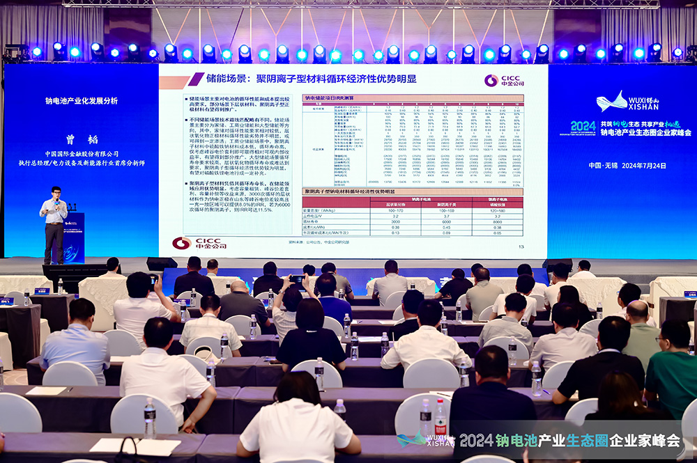 2024中國(guó)（無(wú)錫）鈉電池產(chǎn)業(yè)生態(tài)圈企業(yè)家峰會(huì)現(xiàn)場(chǎng)