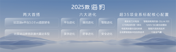雙豹齊發：比亞迪2025款海豹售17.58萬起！海豹07DM-i售13.98萬起！