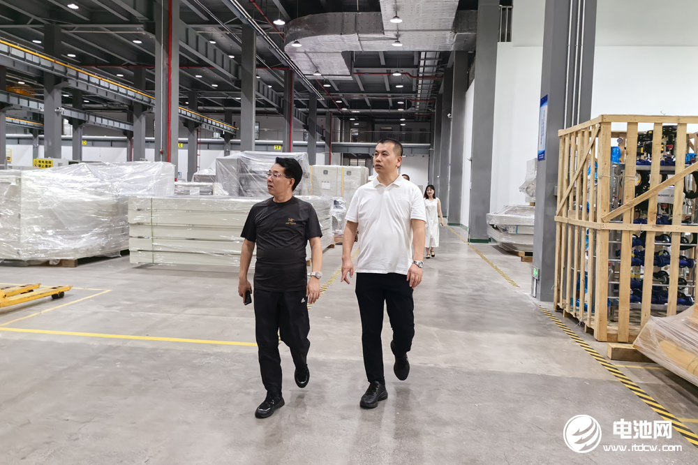 中國電池新能源產業鏈調研團一行參觀考察捷盟智能